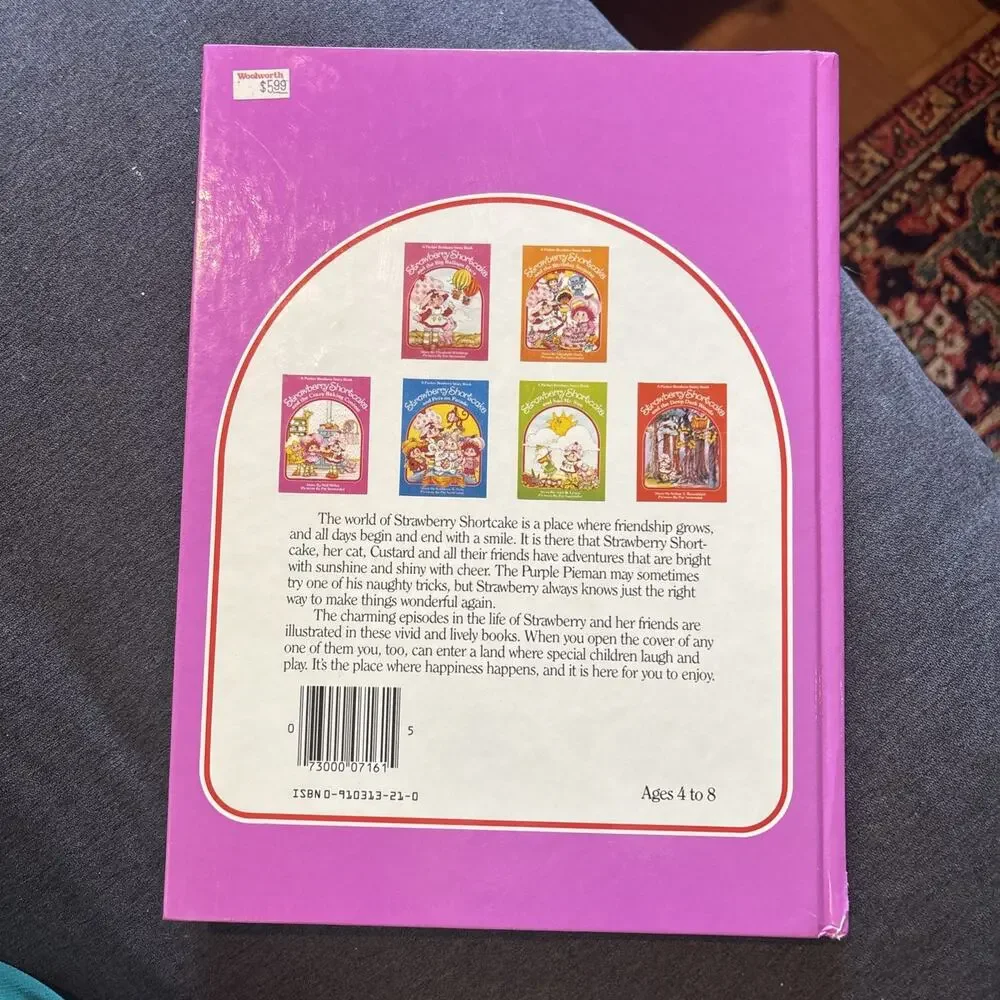 Vintage 1984 Strawberry Shortcake and Baby Needs a Name Hardcover Storybook